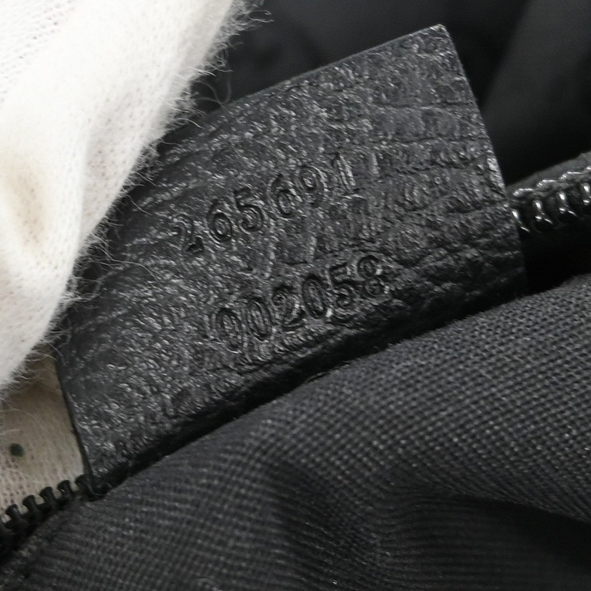 Gucci D Ring Messenger Bag GG Canvas, BLACK, CANVAS, Shoulder bag