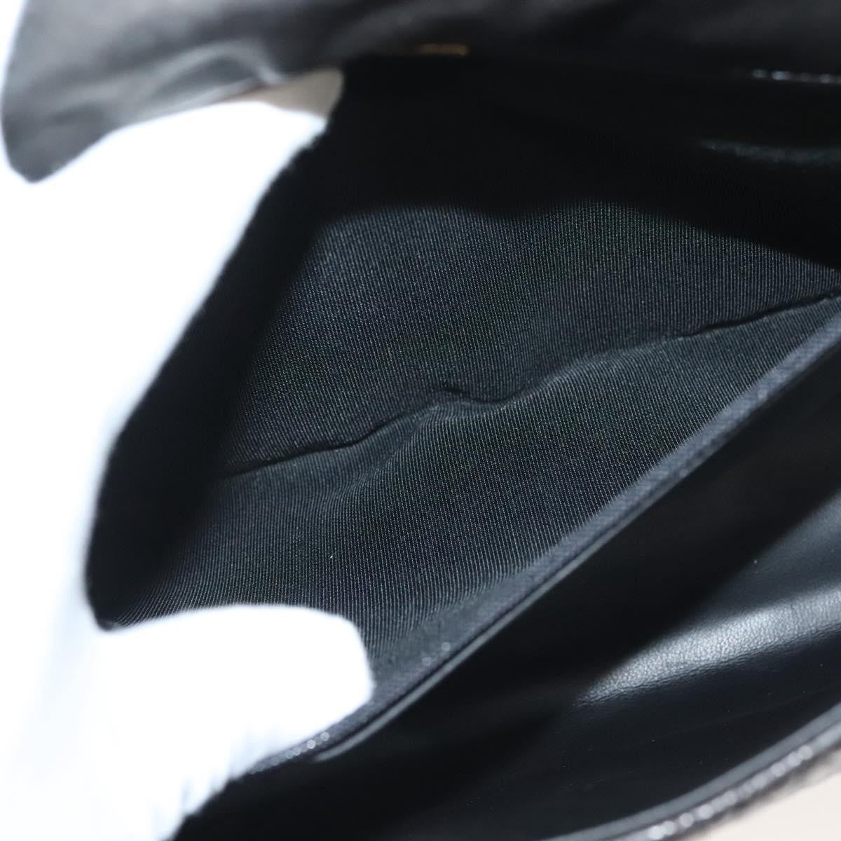 Bally Vintage Handbag Quilted Leather, BLACK, LEATHER, Handbag