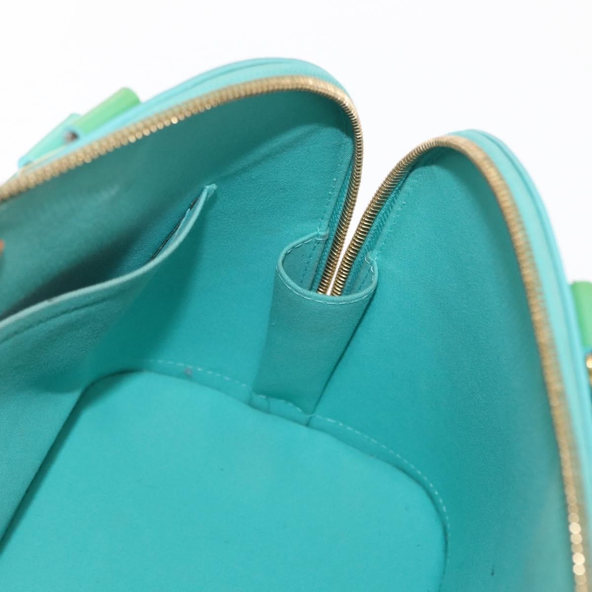 Louis Vuitton Alma Handbag Patent Leather, BLUE, PATENT_LEATHER, Handbag