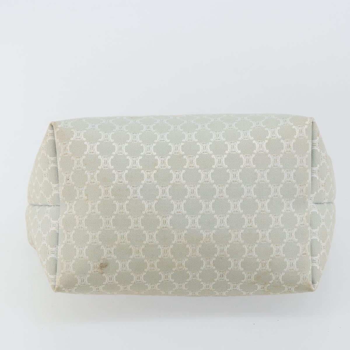 Celine Macadam Handbag Macadam with leather, SILVER, CANVAS, Handbag