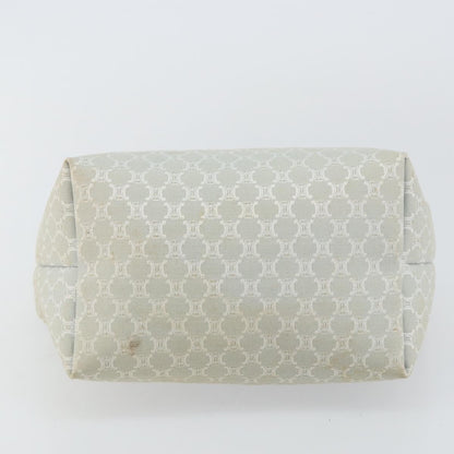 Celine Macadam Handbag Macadam with leather, SILVER, CANVAS, Handbag