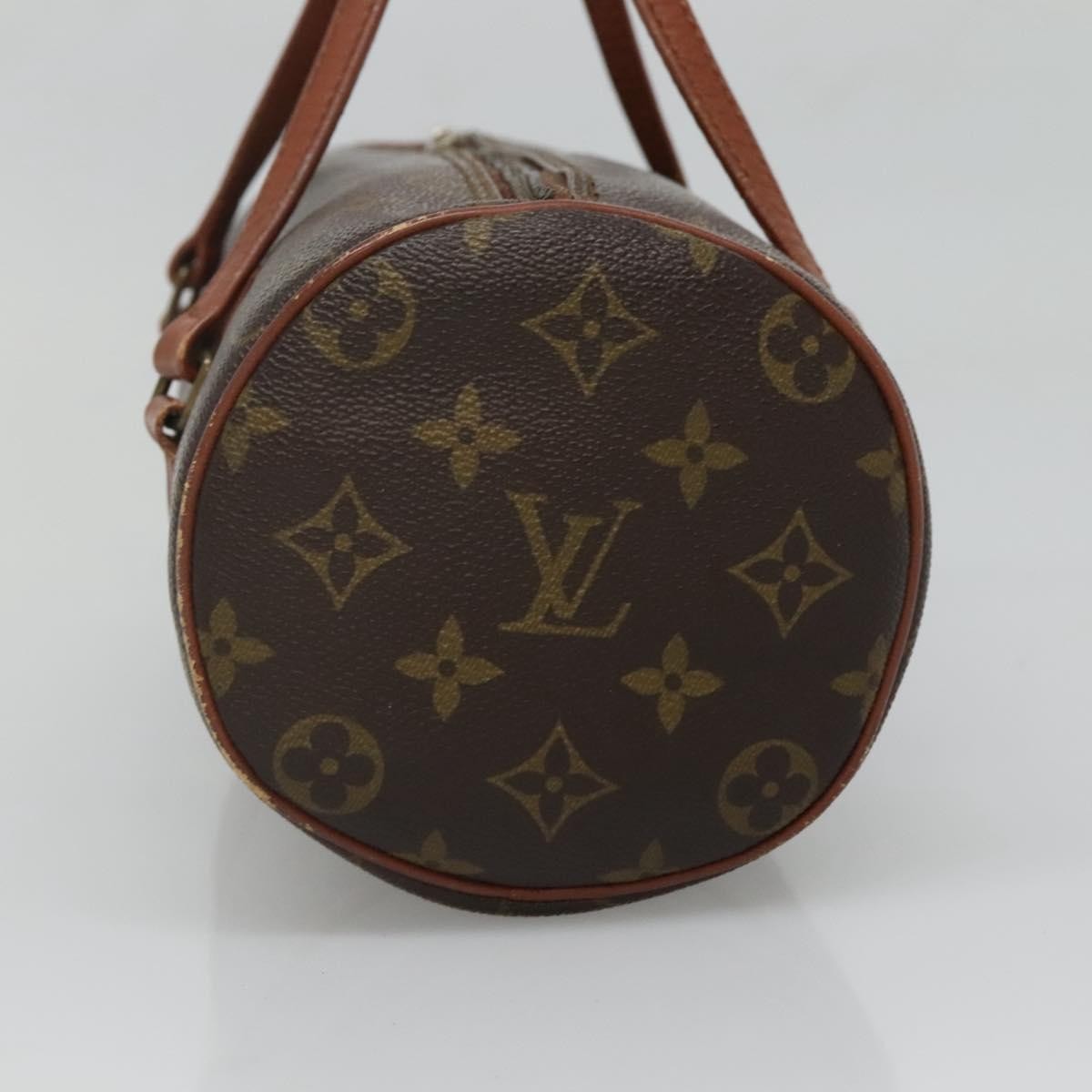 Louis Vuitton Papillon Handbag Monogram Canvas, BROWN, CANVAS, Handbag