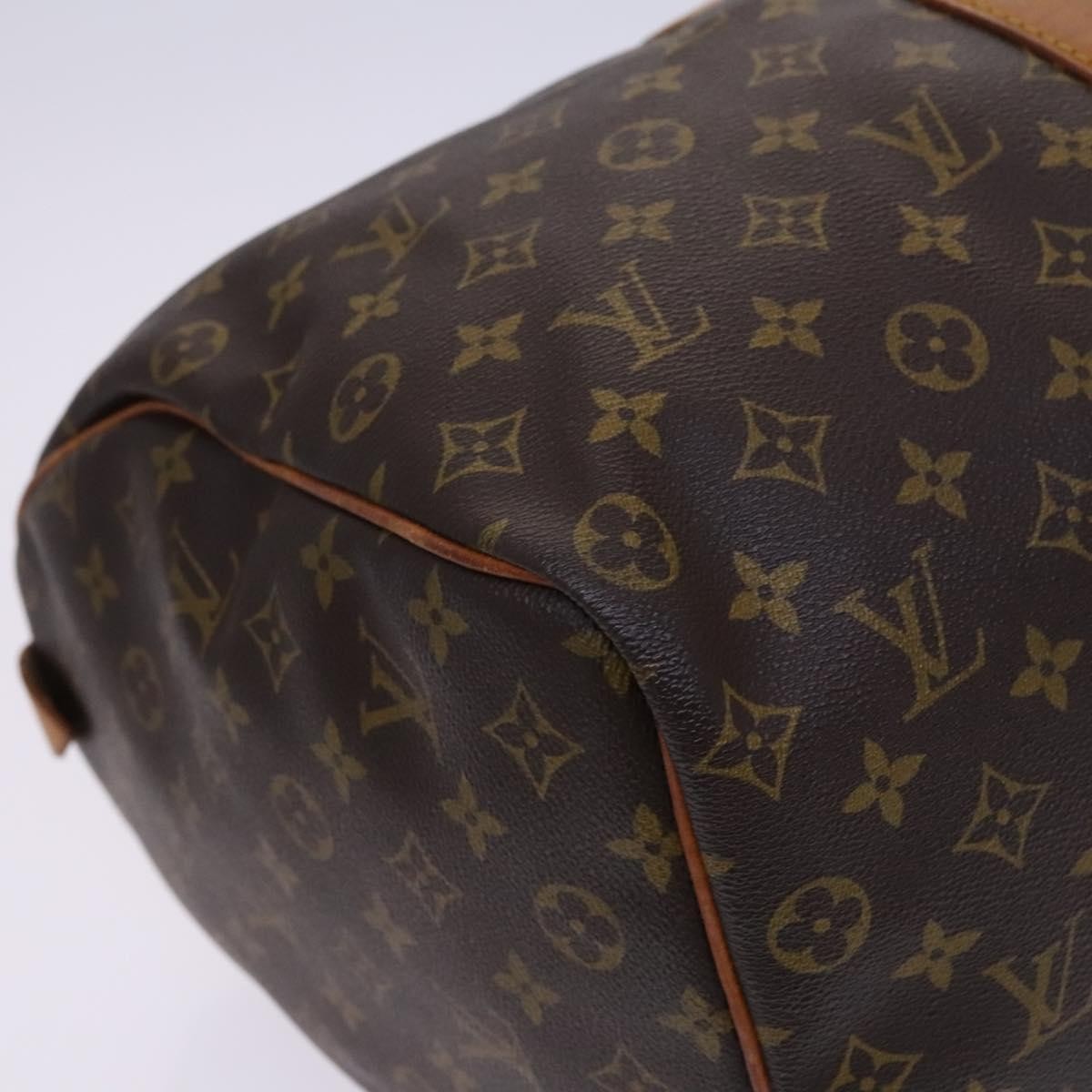 Louis Vuitton Keepall Bag Monogram Canvas, BROWN, CANVAS, Travel bag