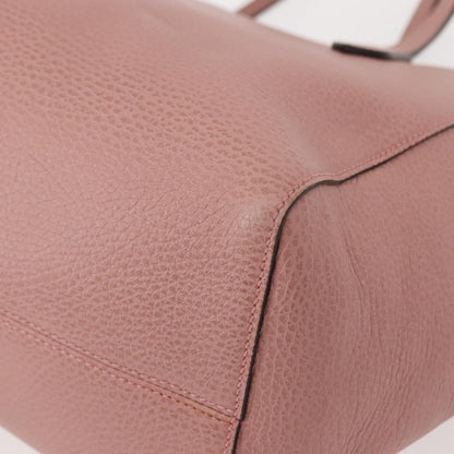 Gucci Swing Tote Leather, PINK, LEATHER, Tote bag