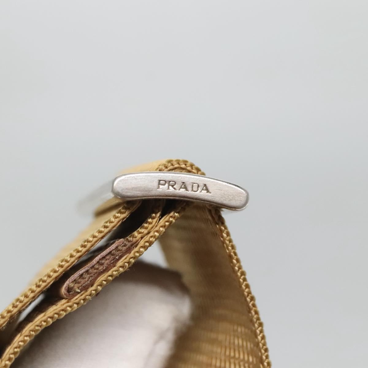 Prada Vintage Shoulder Bag Tessuto, BEIGE, NYLON, Shoulder bag
