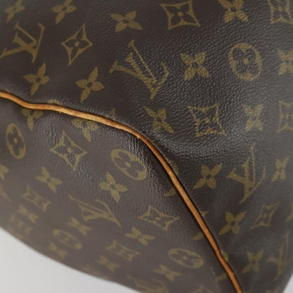 Louis Vuitton Keepall Bag Monogram Canvas, BROWN, CANVAS, Travel bag