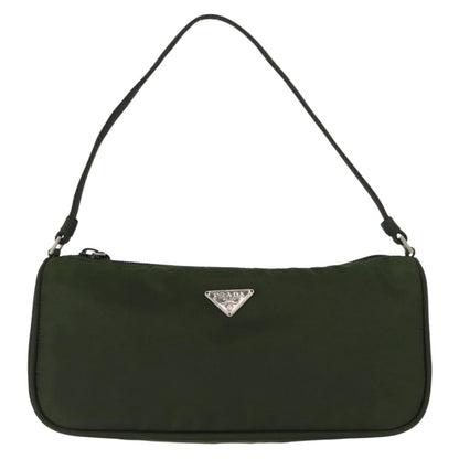 Prada Pochette Shoulder Bag Tessuto, KHAKI, NYLON, Clutche & pouche