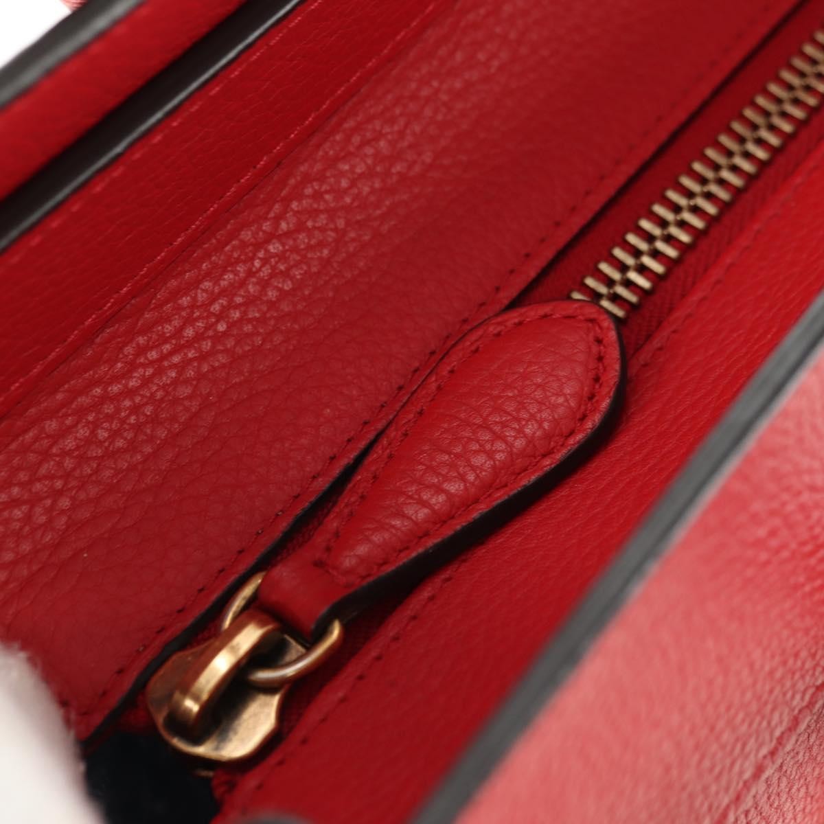 Celine Luggage Bag Grainy Leather, Red, Leather, Handbag
