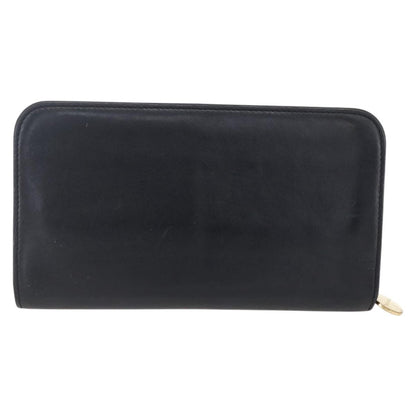 Tiffany & Co. Zip Around Wallet Leather, BLACK, LEATHER, Wallets