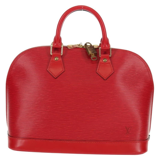 Louis Vuitton Vintage Alma Handbag Epi Leather, RED, LEATHER, Handbag