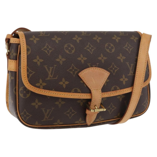 Louis Vuitton Sologne Handbag Monogram Canvas, Brown, Canvas, Shoulder Bag