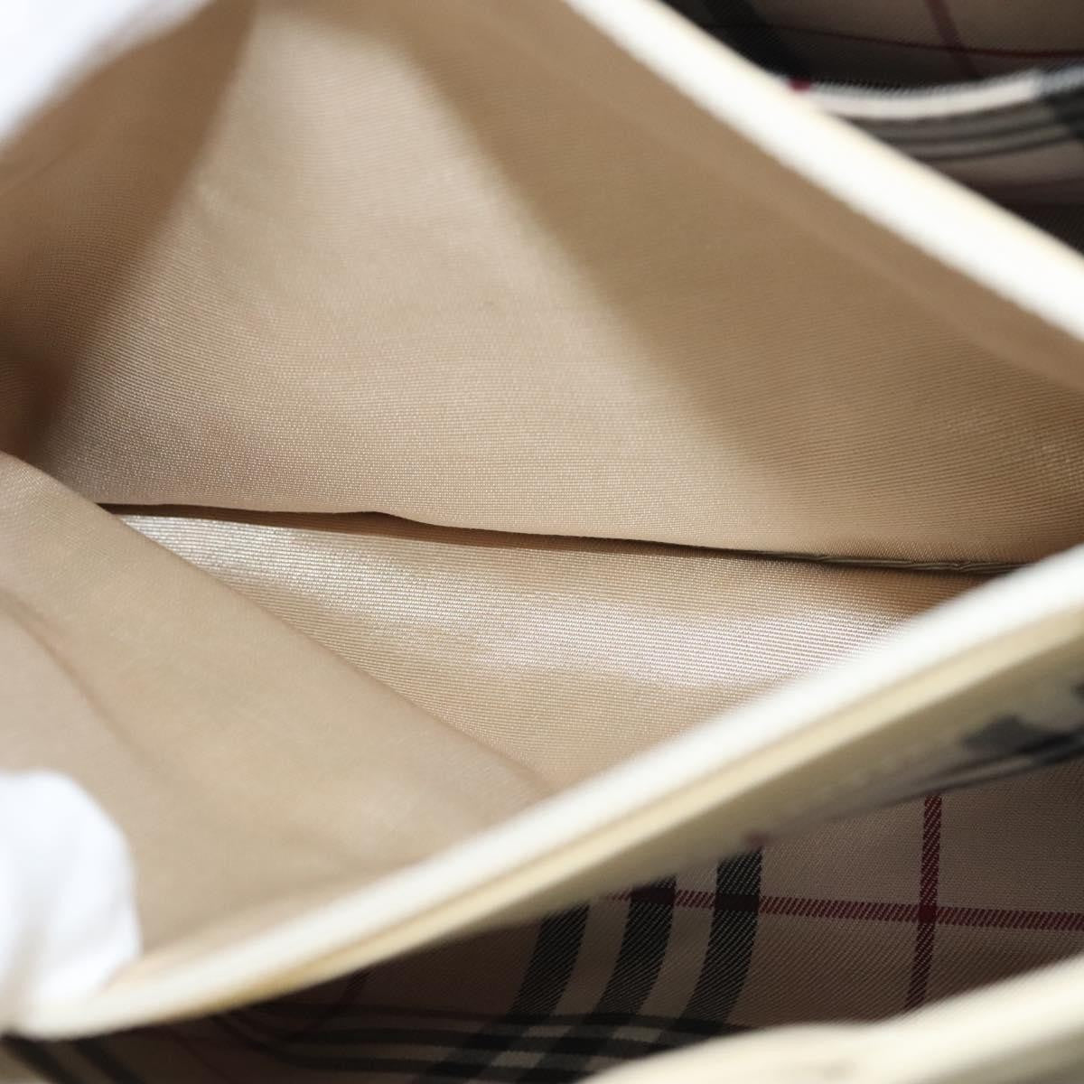 Burberry Vintage Handbag Leather, BEIGE, LEATHER, Handbag