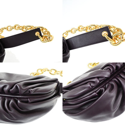 Bottega Veneta The Chain Pouch Leather, Burgundy, Leather, Clutch