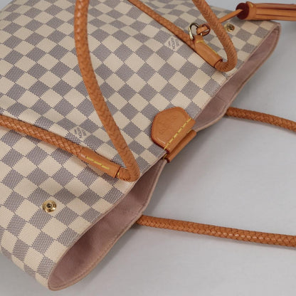 Louis Vuitton Propriano Handbag Damier, WHITE, CANVAS, Tote bag