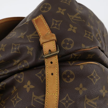 Louis Vuitton Saumur Handbag Monogram Canvas, BROWN, CANVAS, Shoulder bag