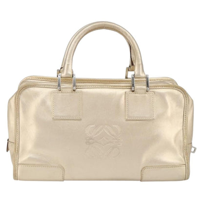 Loewe Amazona Bag Leather, GOLD, LEATHER, Handbag
