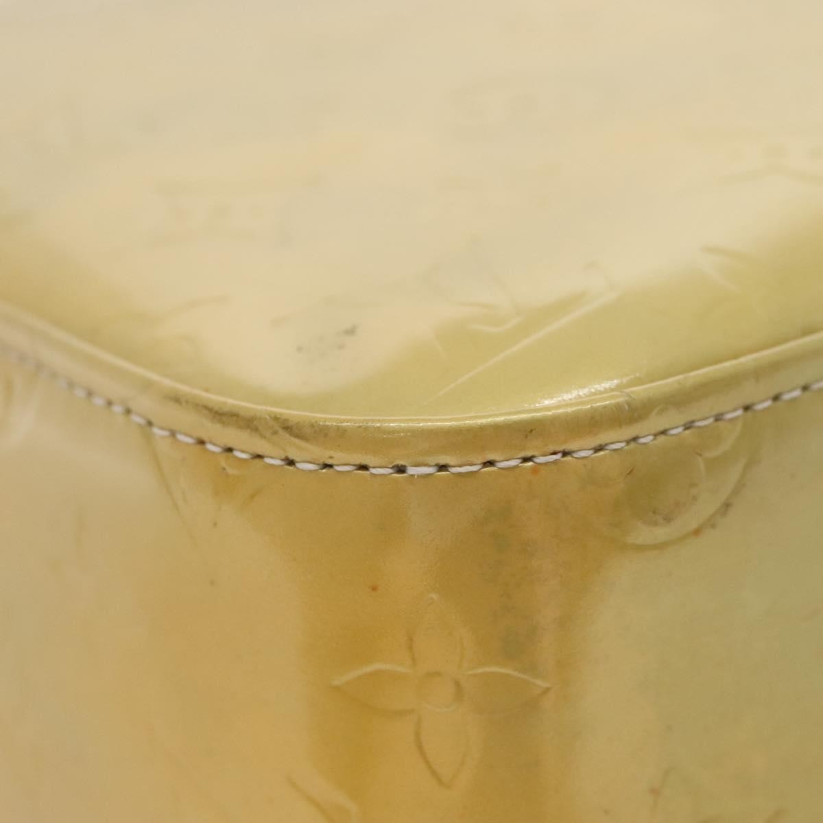 Louis Vuitton Columbus Handbag Monogram Vernis, GRAY, PATENT_LEATHER, Tote bag