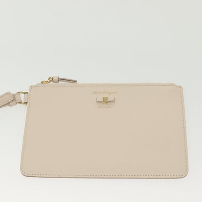 Salvatore Ferragamo Vala tote Leather, BEIGE, LEATHER, Tote bag