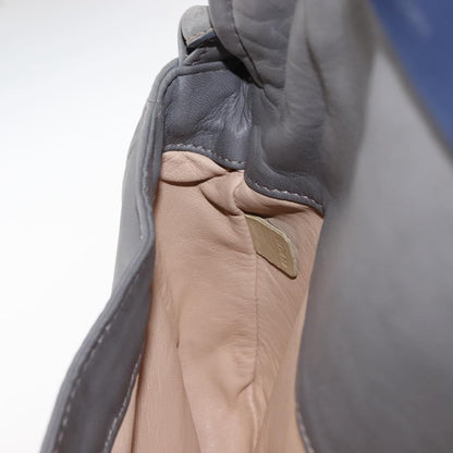 Chloe Vintage Flap shoulder bag Leather, GRAY, LEATHER, Shoulder bag