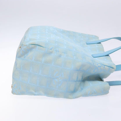 Chanel Travel Line Tote Nylon, BLUE, NYLON, Tote bag