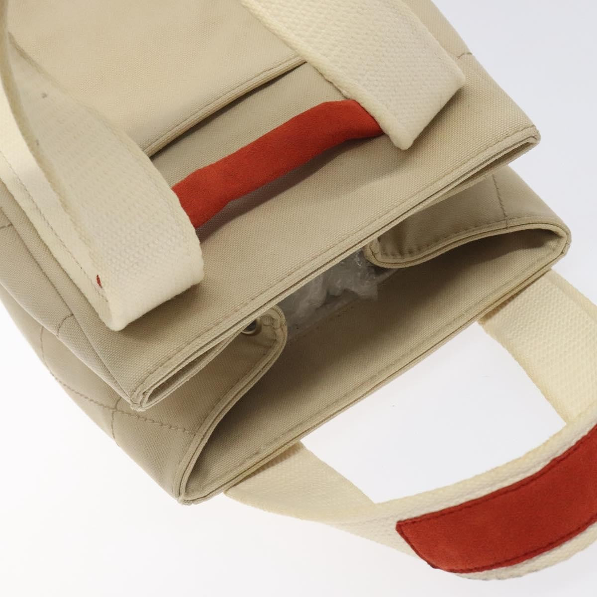 Chanel Chocolate Bar Coco Mark handbag Canvas, BEIGE, CANVAS, Handbag