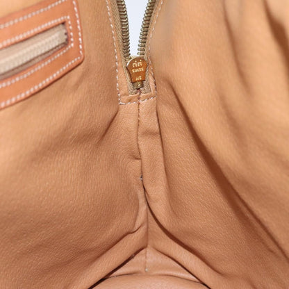 Celine Vintage Macadam Handbag Canvas, BEIGE, CANVAS, Handbag