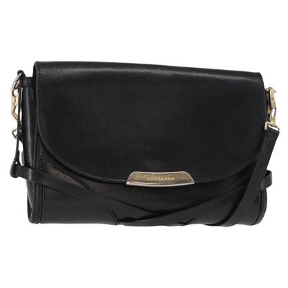 Burberry Bridle Abbott Crossbody Bag Leather, BLACK, LEATHER, Shoulder bag