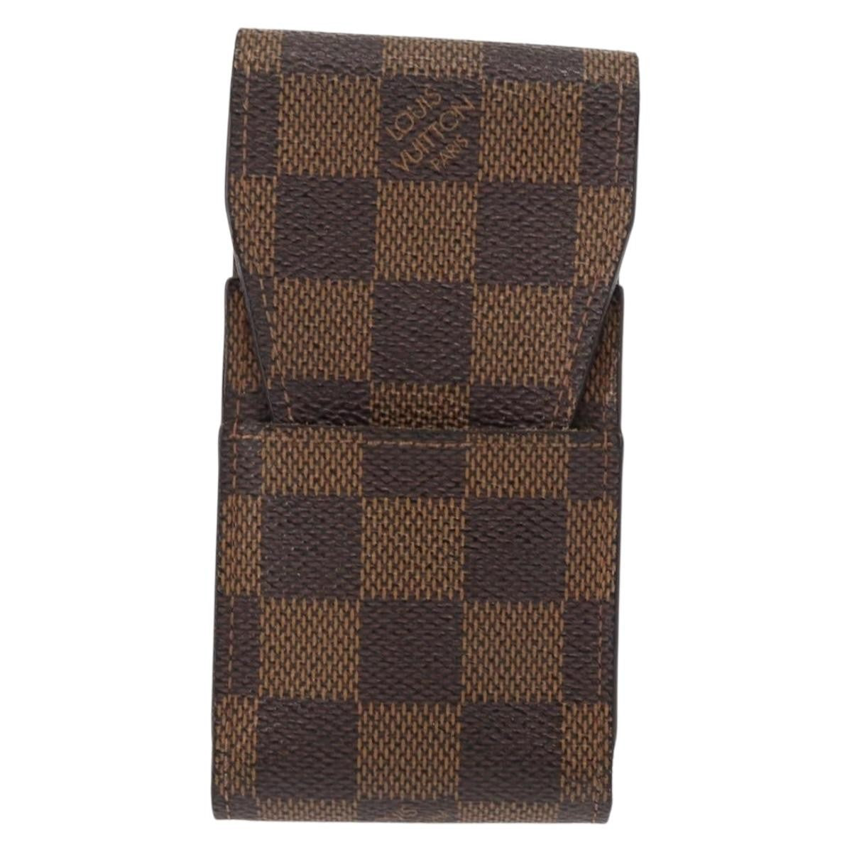 Louis Vuitton Etui Cigarette Case Monogram canvas, BROWN, CANVAS, Wallets