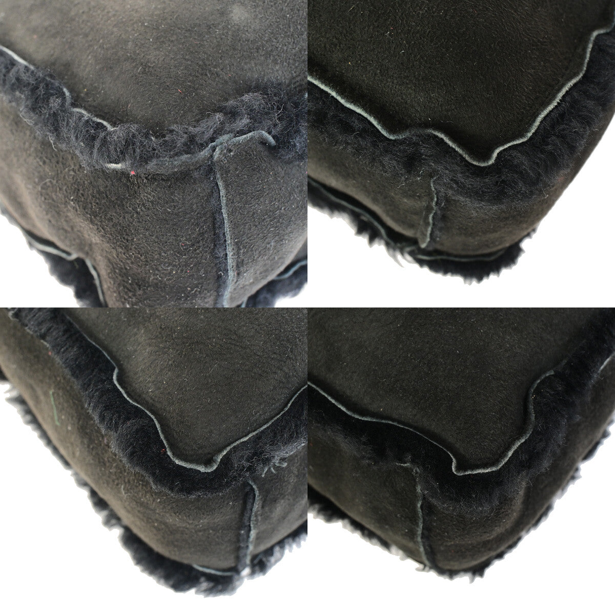 Chanel Fantasy Fur Tote Faux Fur with Leather, BLACK, SUEDE,FUR, Handbag