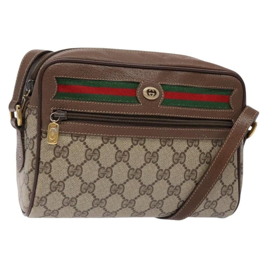Gucci Ophidia Shoulder Bag GG Canvas, BEIGE, CANVAS, Shoulder bag