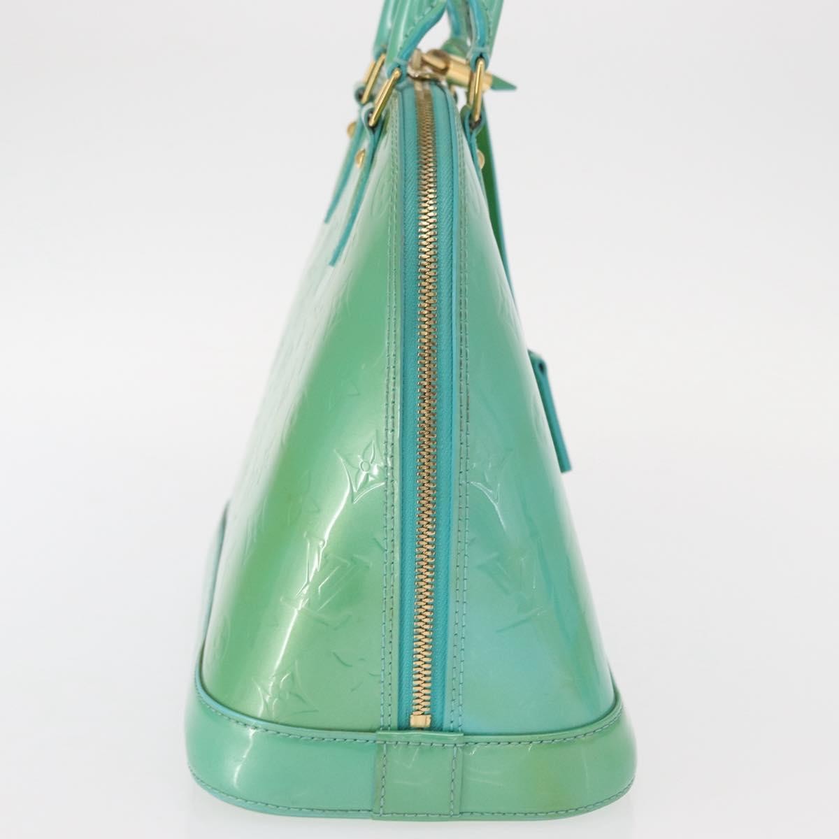 Louis Vuitton Alma Handbag Patent Leather, BLUE, PATENT_LEATHER, Handbag