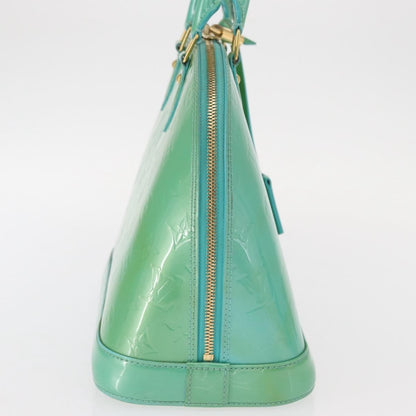Louis Vuitton Alma Handbag Patent Leather, BLUE, PATENT_LEATHER, Handbag