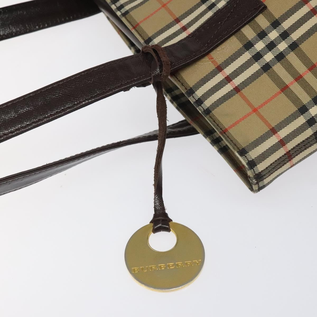 Burberry Nova Check Tote canvas check pattern, BEIGE, CANVAS, Tote bag