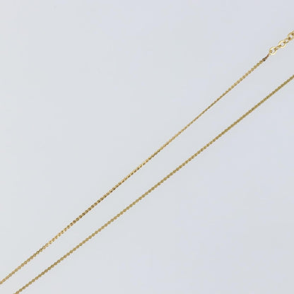 Christian Dior CD Pendant Necklace Metal and Crystals, GOLD, METAL, Necklace