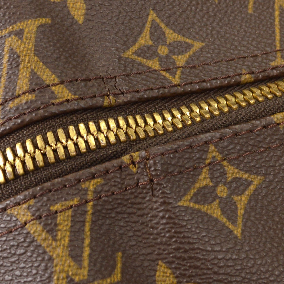 Louis Vuitton Cruiser Handbag Monogram Canvas, BROWN, CANVAS, Travel bag