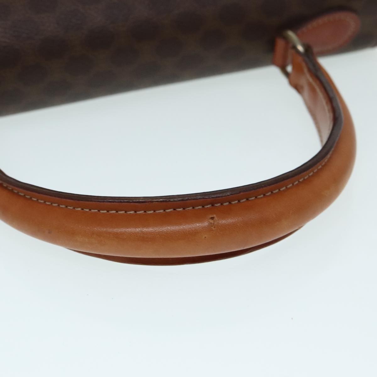 Celine Triomphe vintage handbag Macadam canvas, BROWN, CANVAS, Handbag