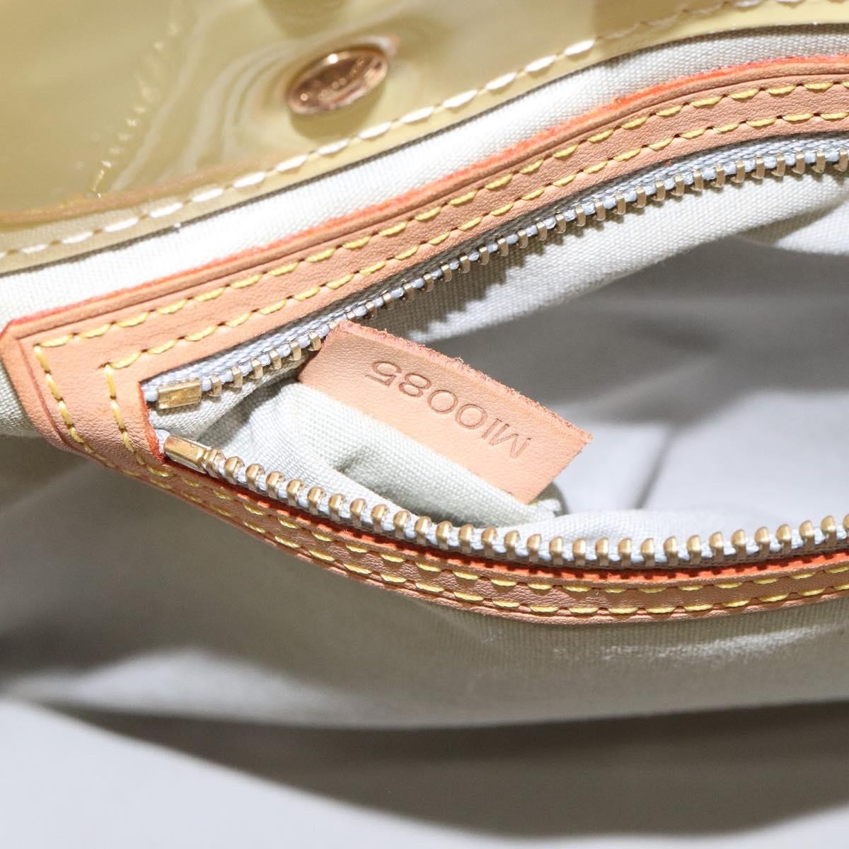 Louis Vuitton Reade Handbag Monogram Vernis, BEIGE, PATENT_LEATHER, Handbag