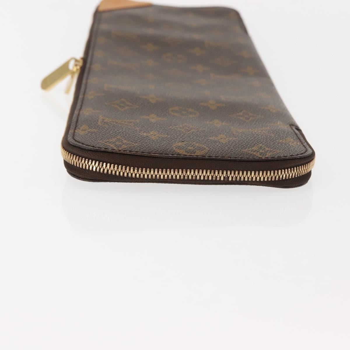 Louis Vuitton 5 Tie Case Monogram Canvas, BROWN, CANVAS, Clutche & pouche