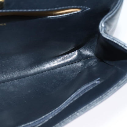 Givenchy Vintage 4G shoulder bag Leather, NAVY, LEATHER, Shoulder bag