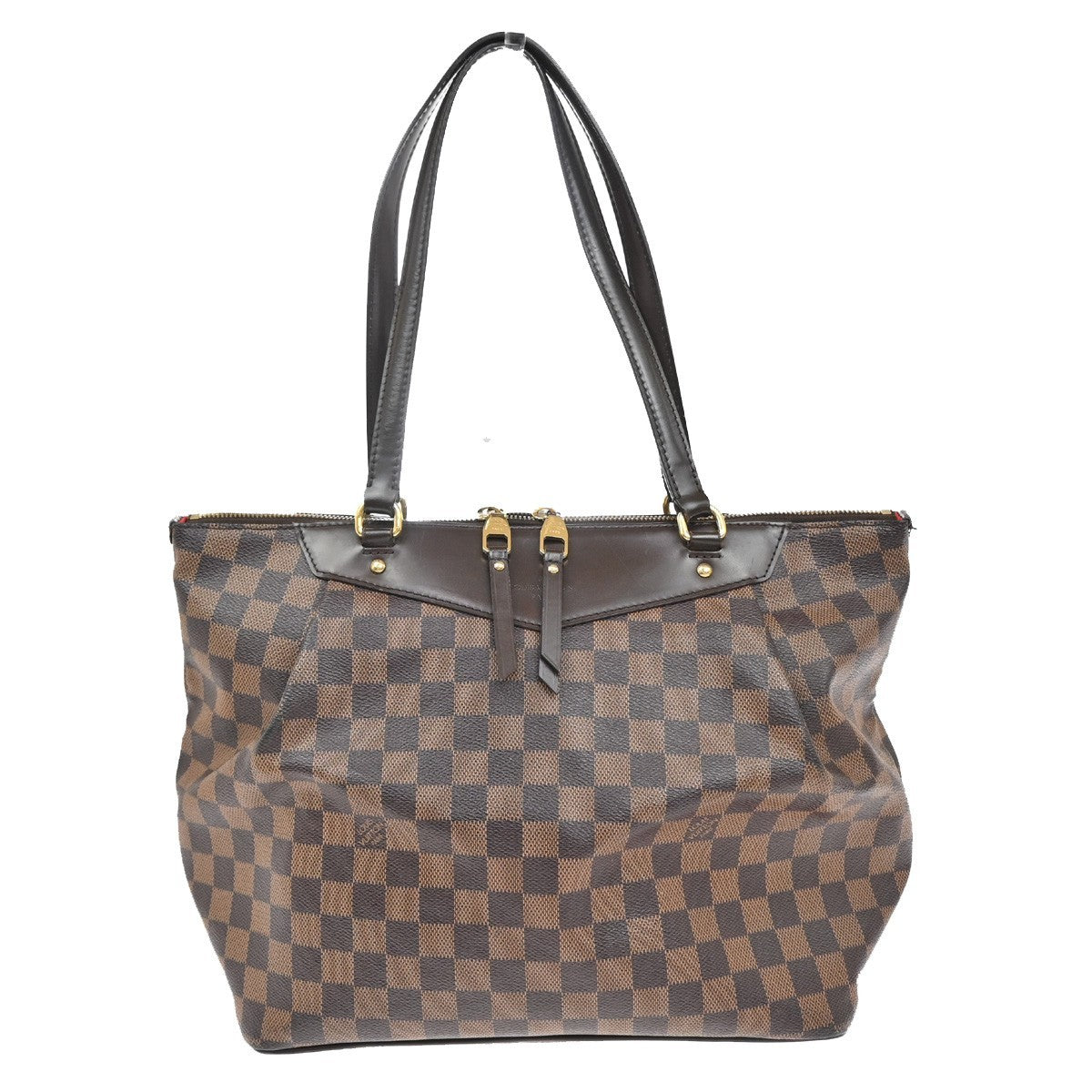 Louis Vuitton Westminster Handbag Damier, BROWN, CANVAS, Shoulder bag