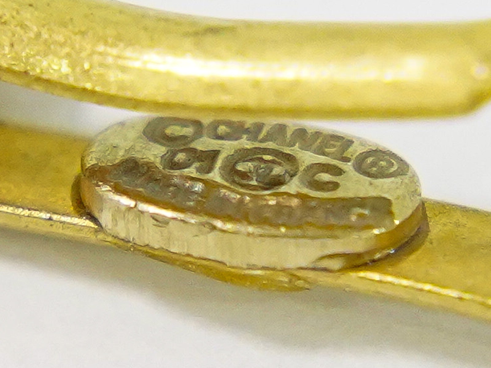 Chanel Trèfle CC Necklace Plastic and Gold plated, GOLD, GOLD_PLATED, Necklace