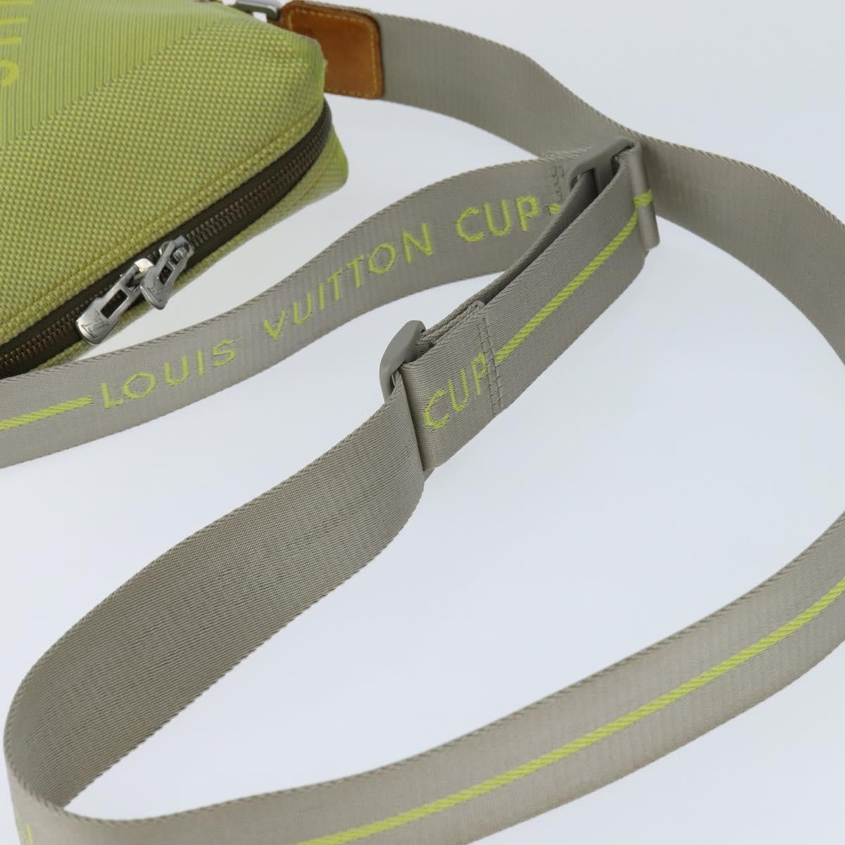 Louis Vuitton Cup Weathery Bag Damier Geant Canvas, YELLOW, CANVAS, Shoulder bag