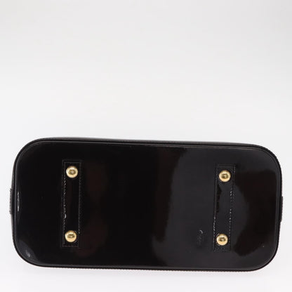 Louis Vuitton Alma Handbag Monogram Vernis, BURGUNDY, PATENT_LEATHER, Handbag