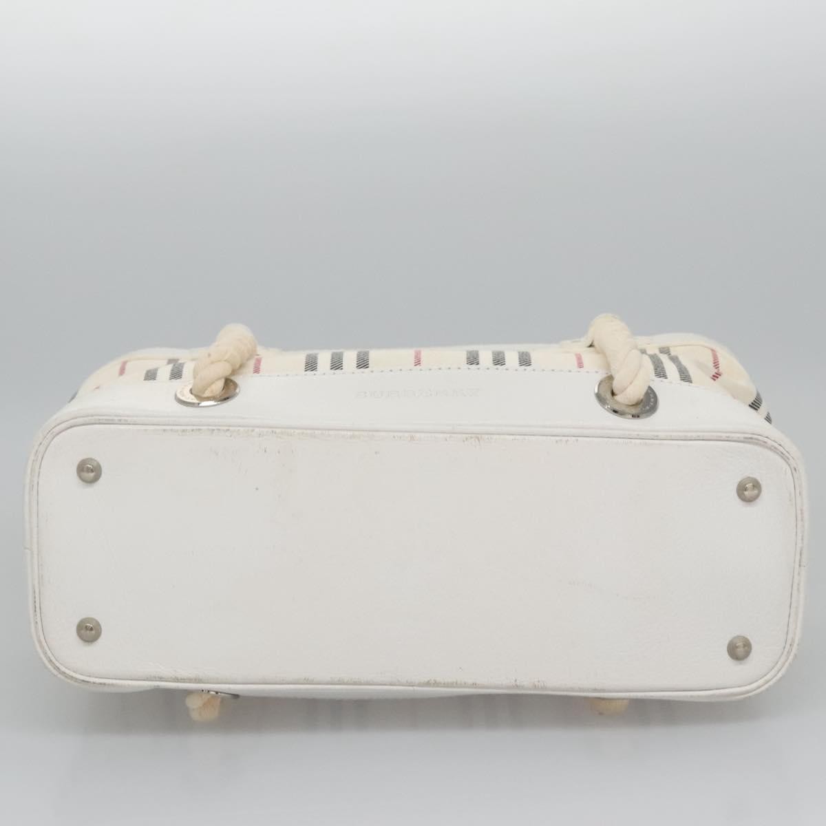 Burberry Nova Check Handbag Nova Check Canvas and leather, ECRU, CANVAS, Handbag