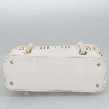 Burberry Nova Check Handbag Nova Check Canvas and leather, ECRU, CANVAS, Handbag