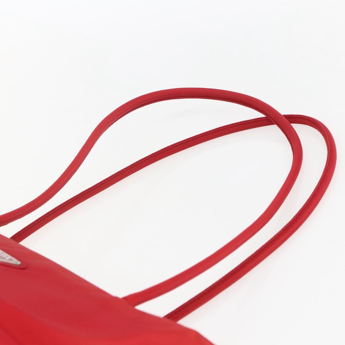 Prada Vintage Zip Tote Tessuto, RED, NYLON, Tote bag