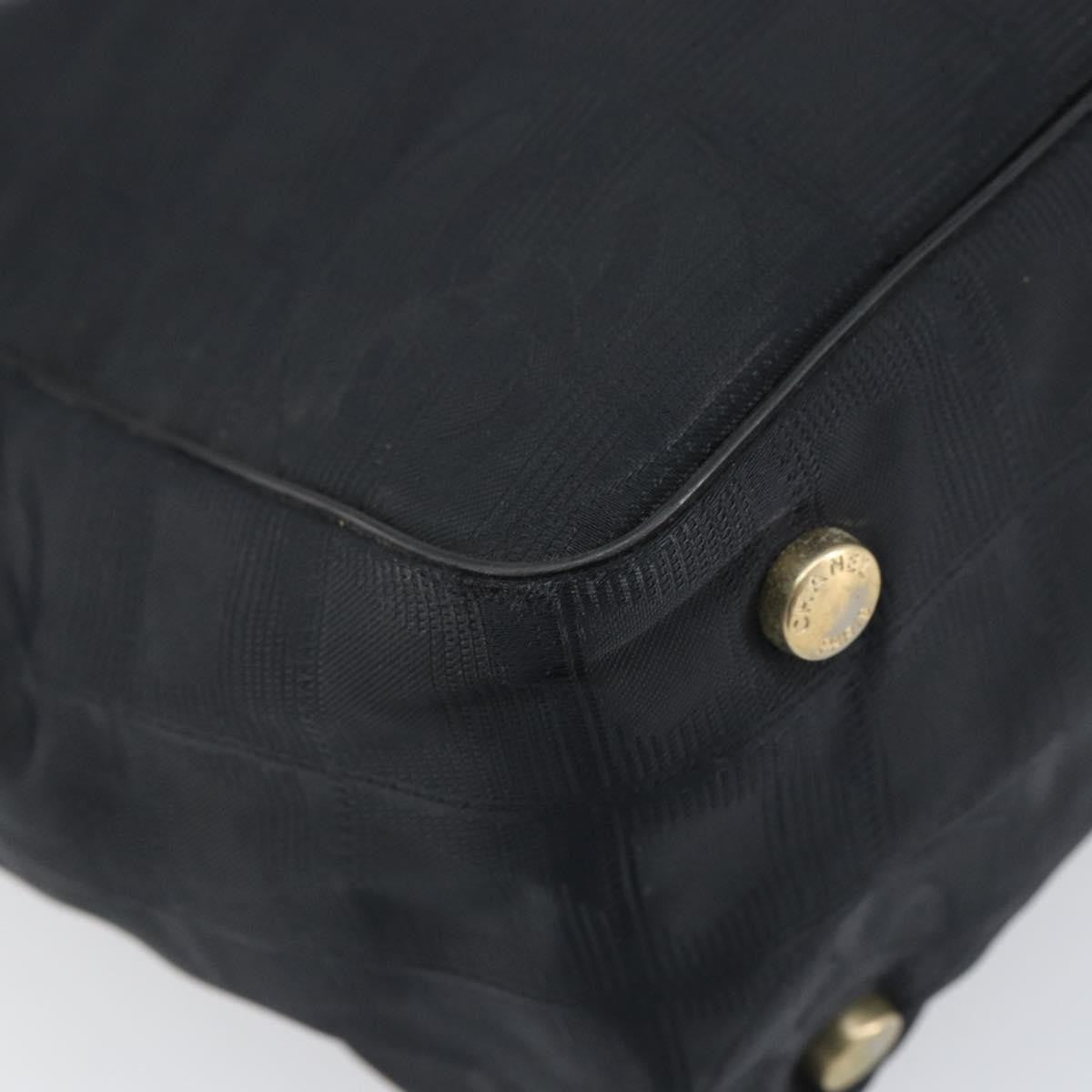 Chanel Travel Line Tote Nylon, BLACK, NYLON, Tote bag