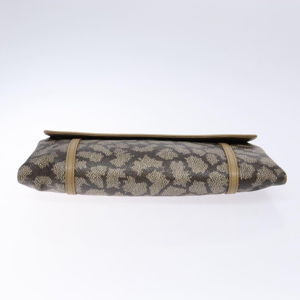 Saint Laurent Vintage Clutch PVC, BEIGE, PVC, Clutche & pouche