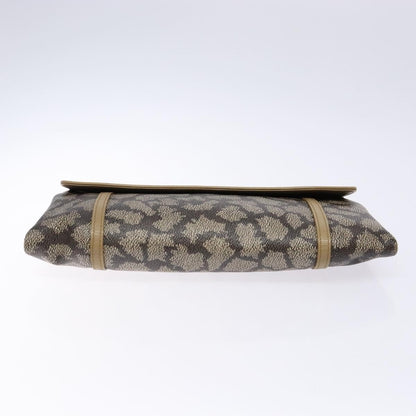 Saint Laurent Vintage Clutch PVC, BEIGE, PVC, Clutche & pouche