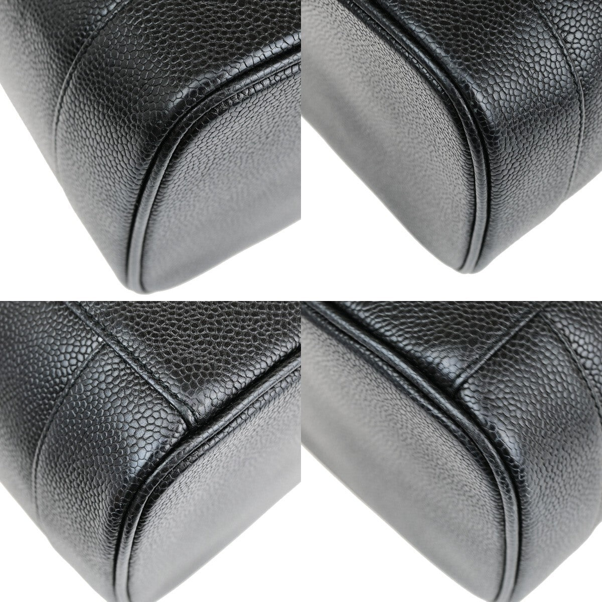 Chanel Vintage Timeless Vanity Case Caviar, BLACK, CALFSKIN, Handbag